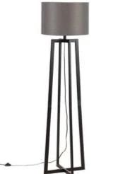 Balck Iron Cloth Floor Lamp