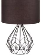 Black Lampshade Cloth Lamp