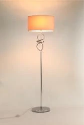 Iron Cloth Floor Lamp