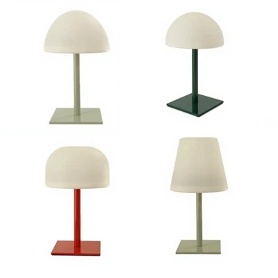 Modern Decor LED Table Light Eco-Friendly Battery Powered Desk Lamp With Plastic Body Colorful Design