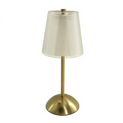 Nordic Modern LED Night Light Portable Touch Dimmable Table Lamp Flexible Iron Body Oval Fabric For Bedroom Living Room Outdoor