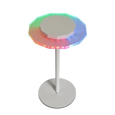 RGBIC Modern Design LED Desk Lamp With Touch Dimmer Contemporary Indoor Lantern Table Light Battery Charge Power Supply