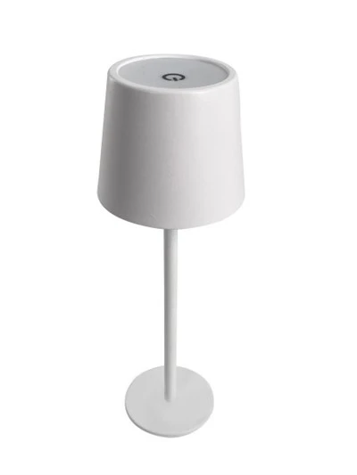 Table Lamps 1200mAh Rechargeable Battery 3CCT Touch Control PVC+Iron Shade Black Desk Lamps